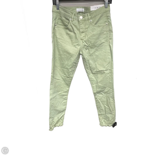 Pants Cropped By Loft In Green, Size: 2