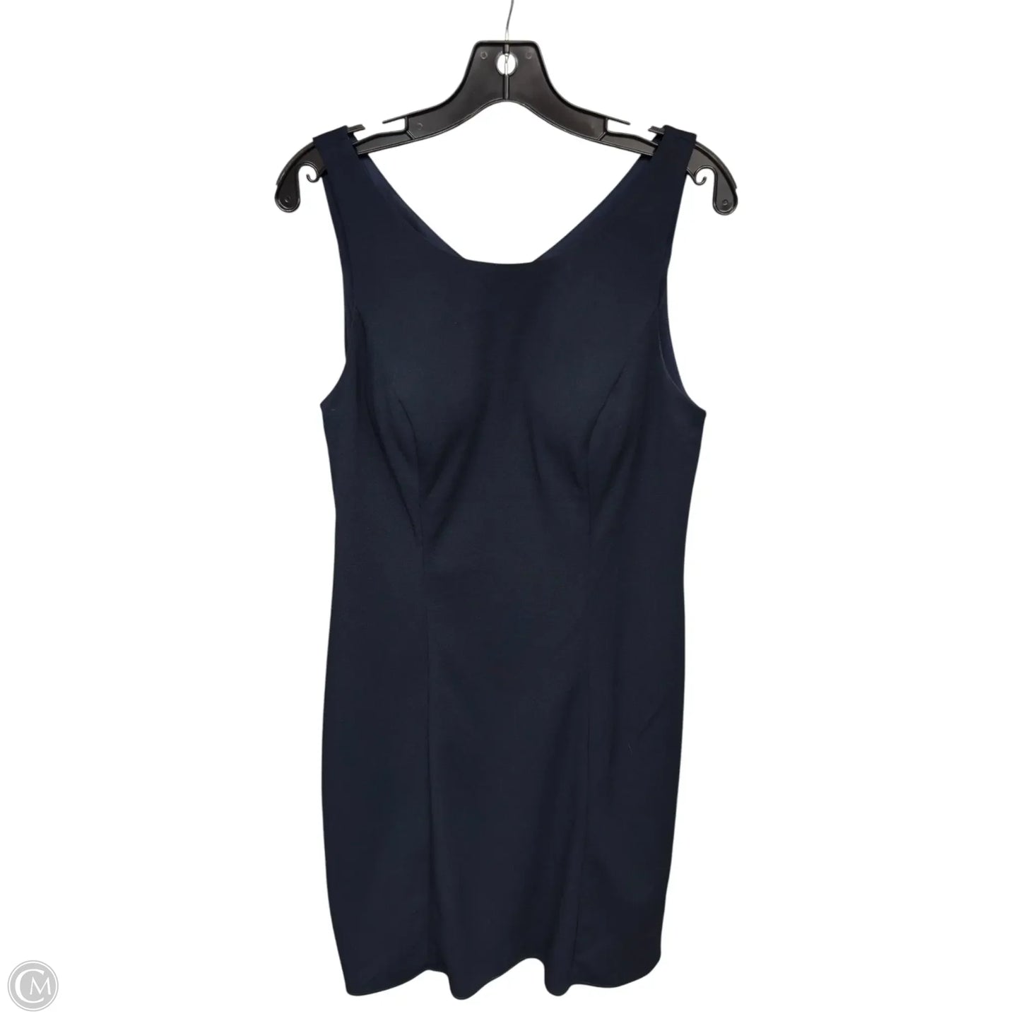 Dress Party Long By Oleg Cassini In Navy, Size: 14