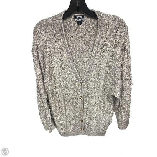 Cardigan By Future Collective In Brown, Size: Xxl