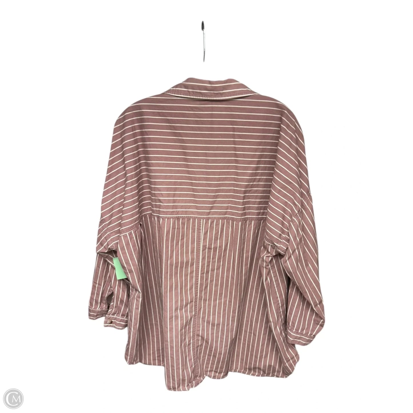 Top Long Sleeve By Zara In Pink, Size: Xl