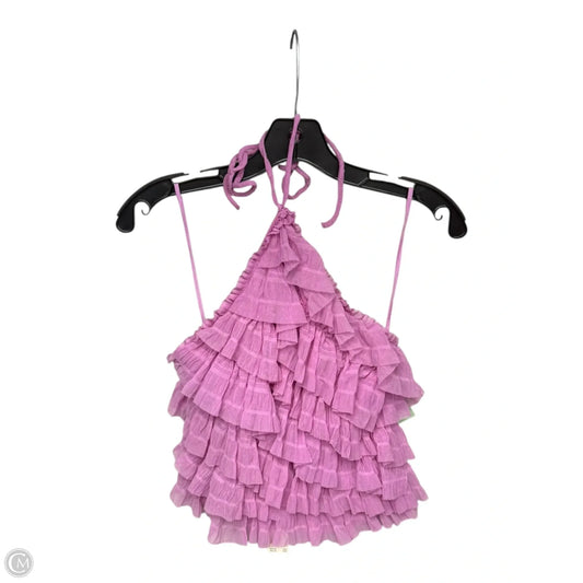 Top Sleeveless By Anthropologie In Purple, Size: S