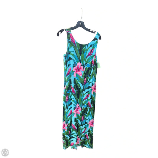 Dress Casual Maxi By Tommy Bahama In Tropical Print, Size: L