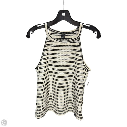 Tank Top By Shein In Black & Cream, Size: M