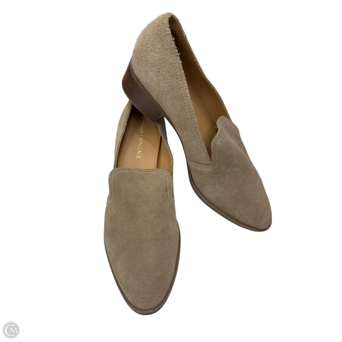 Shoes Heels Block By Crown Vintage In Brown, Size: 11