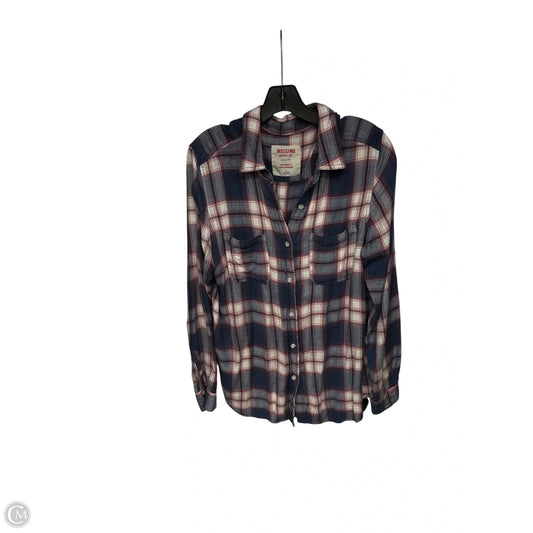 Top Long Sleeve By Mossimo In Blue & Pink, Size: Xl