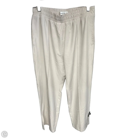 Pants Wide Leg By Abercrombie And Fitch In Cream, Size: M
