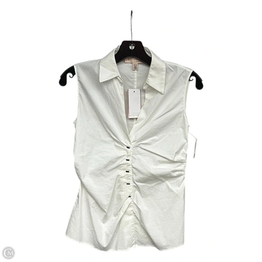 Top Sleeveless By Philosophy In White, Size: Xs