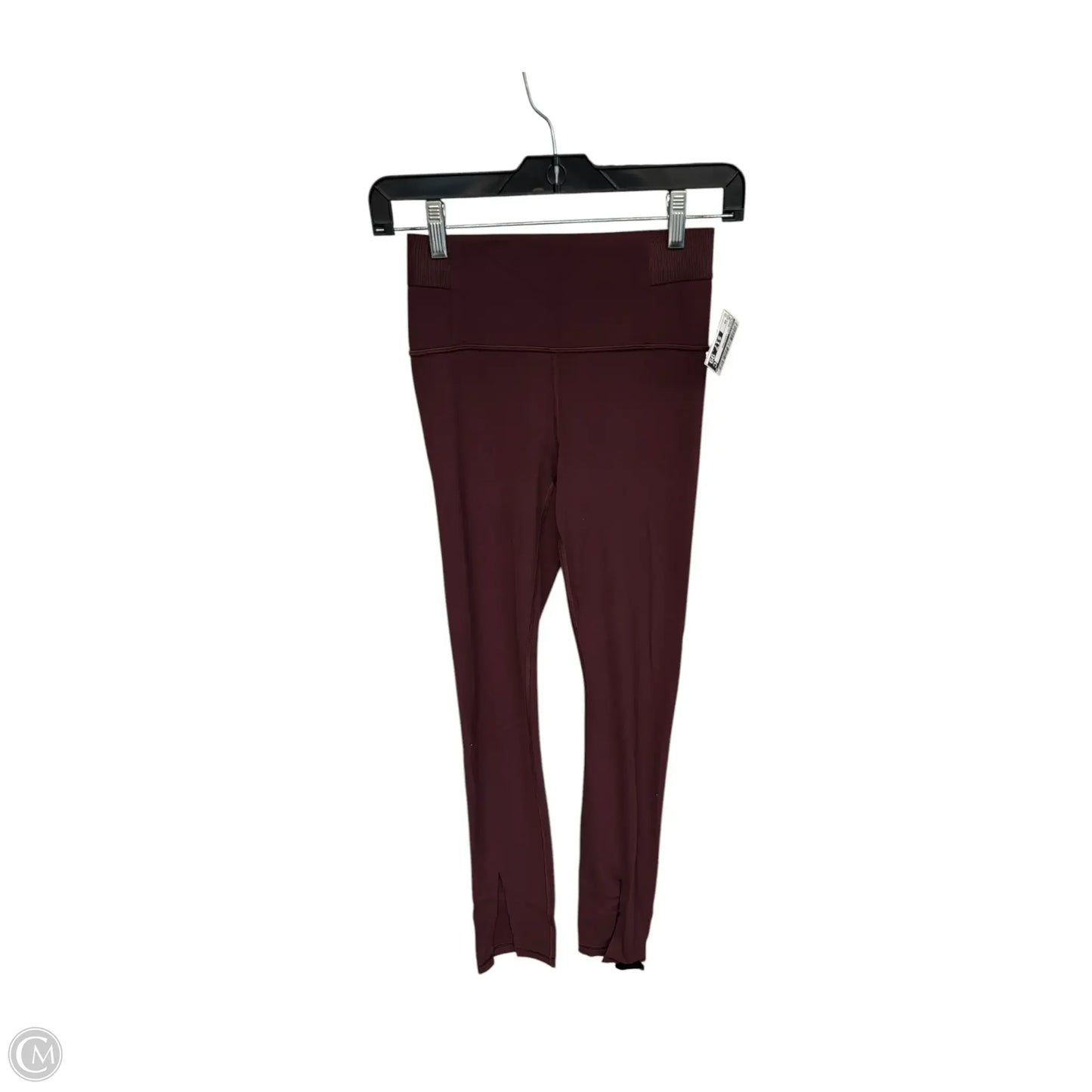 Athletic Leggings By Athleta In Maroon, Size: Xs