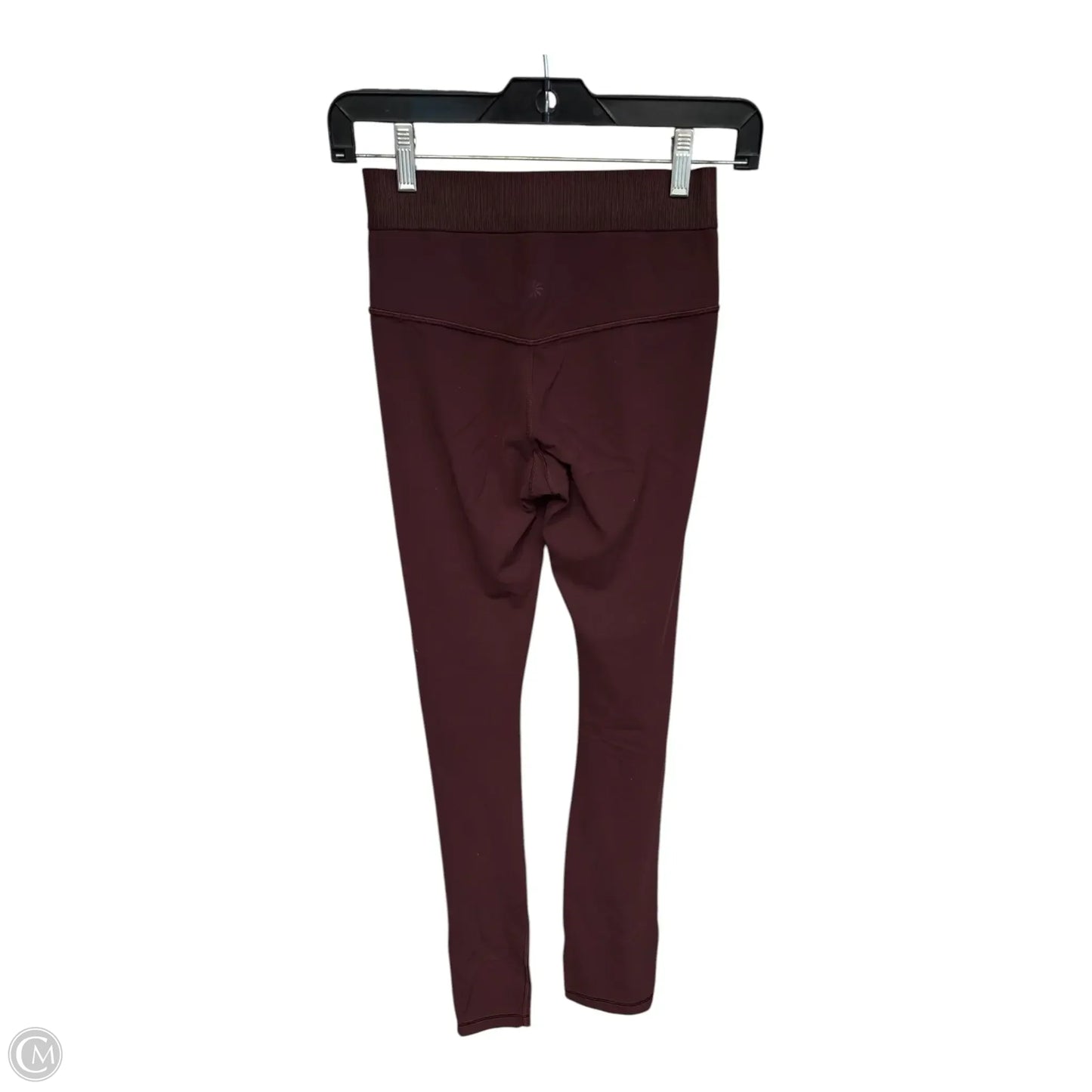 Athletic Leggings By Athleta In Maroon, Size: Xs
