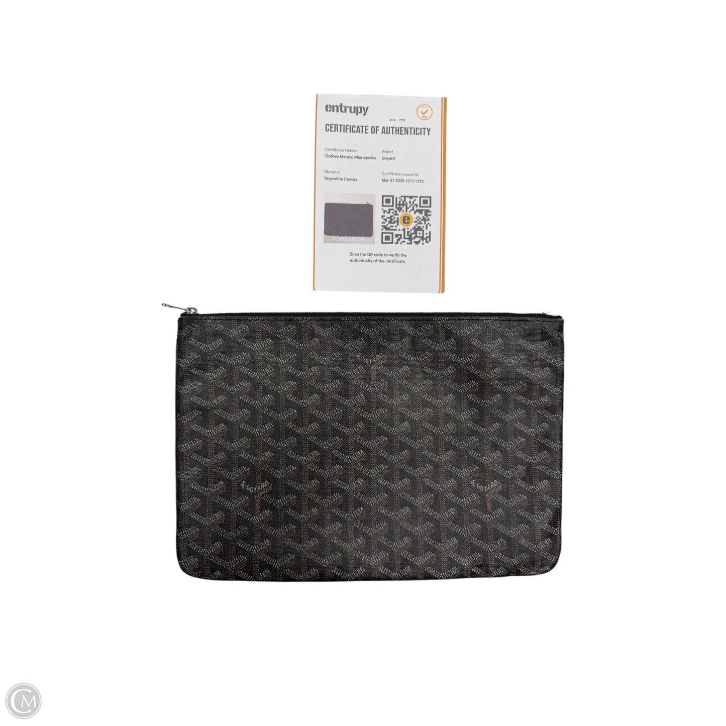 Wristlet Luxury Designer By Goyard, Size: Large
