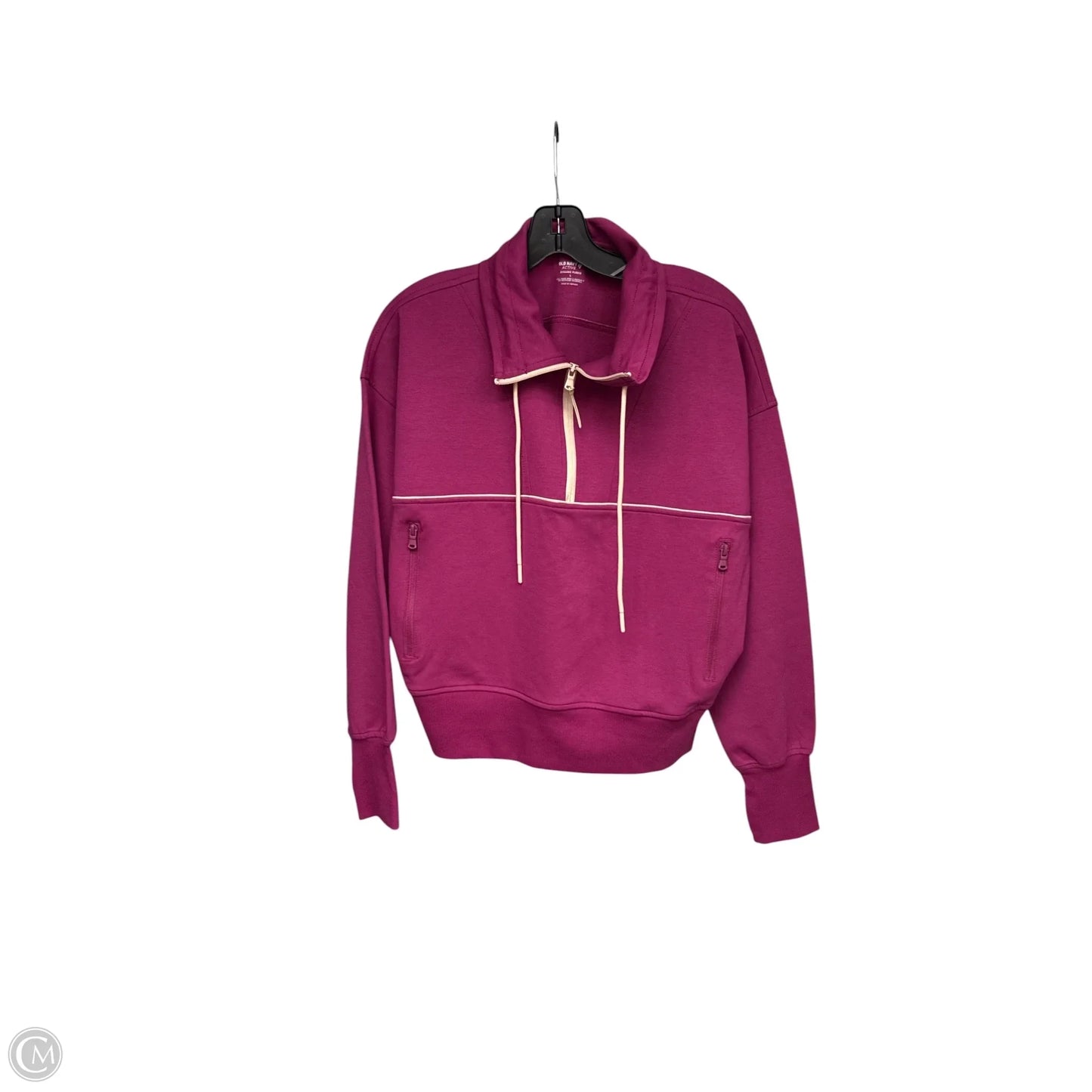 Athletic Sweatshirt Crewneck By Old Navy In Purple, Size: L
