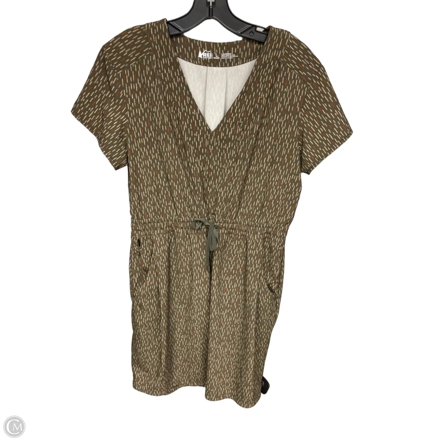 Dress Casual Midi By Rei In Green, Size: L