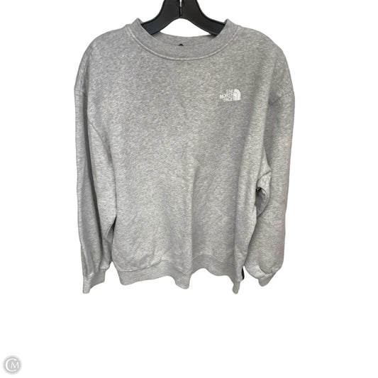 Athletic Sweatshirt Crewneck By The North Face In Grey, Size: L