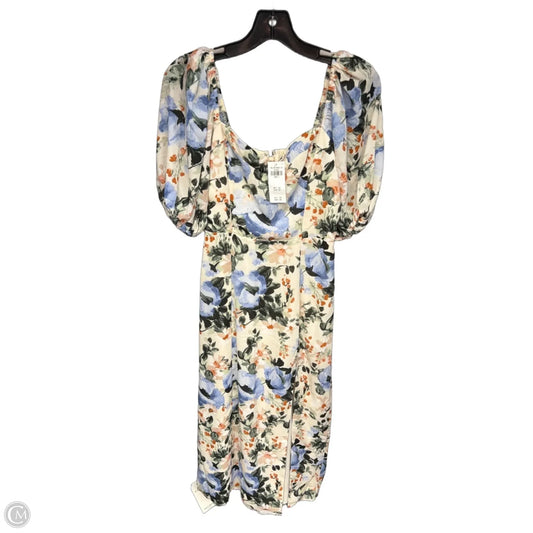 Dress Casual Maxi By Abercrombie And Fitch In Floral Print, Size: S