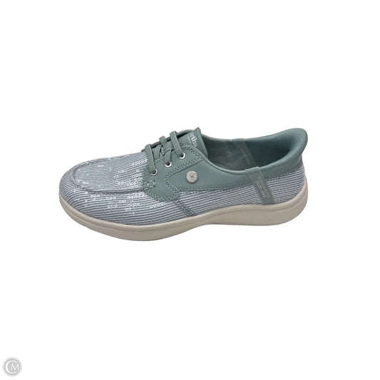 Shoes Sneakers By Skechers In Green, Size: 9