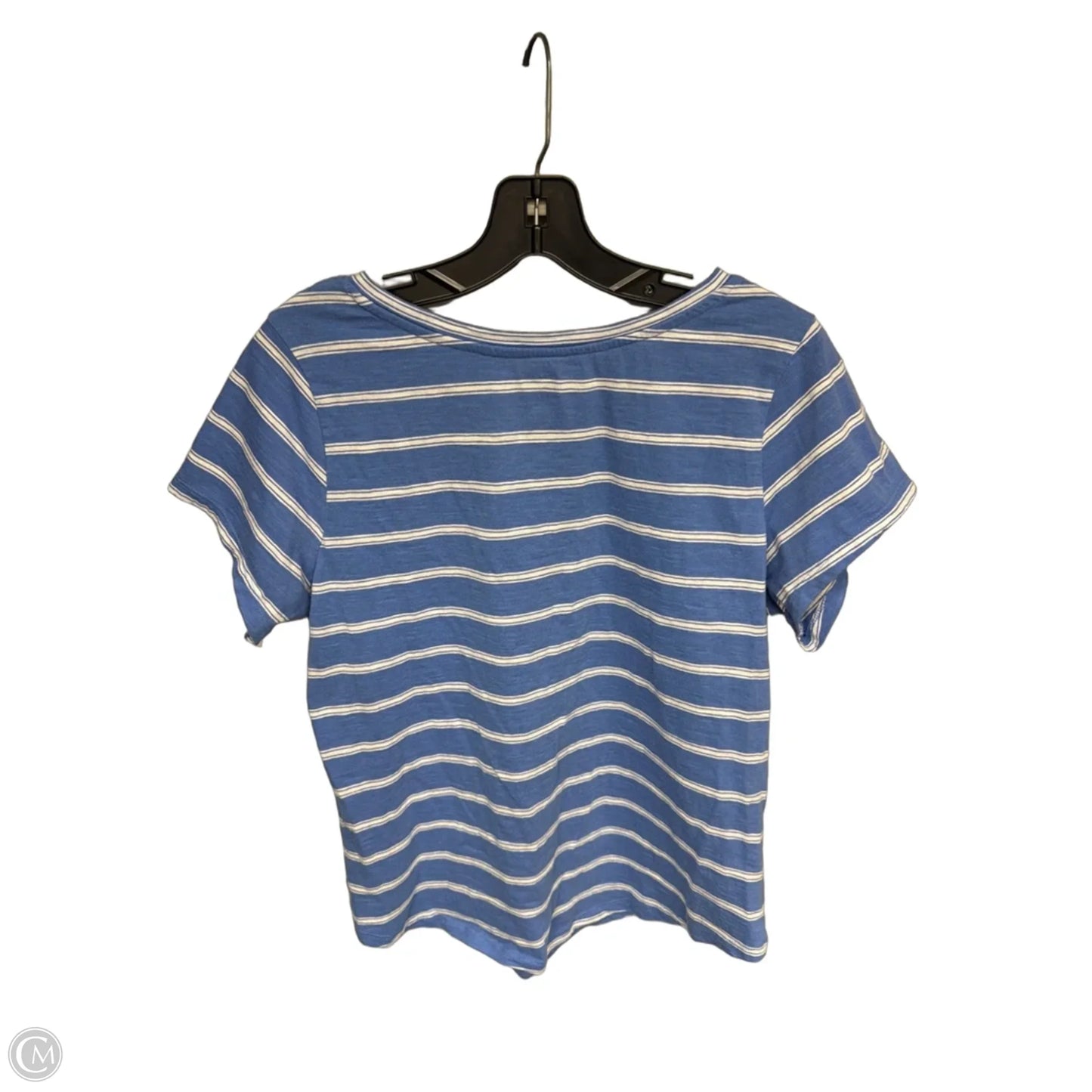Top Short Sleeve Basic By Sonoma In Blue & White, Size: Xl