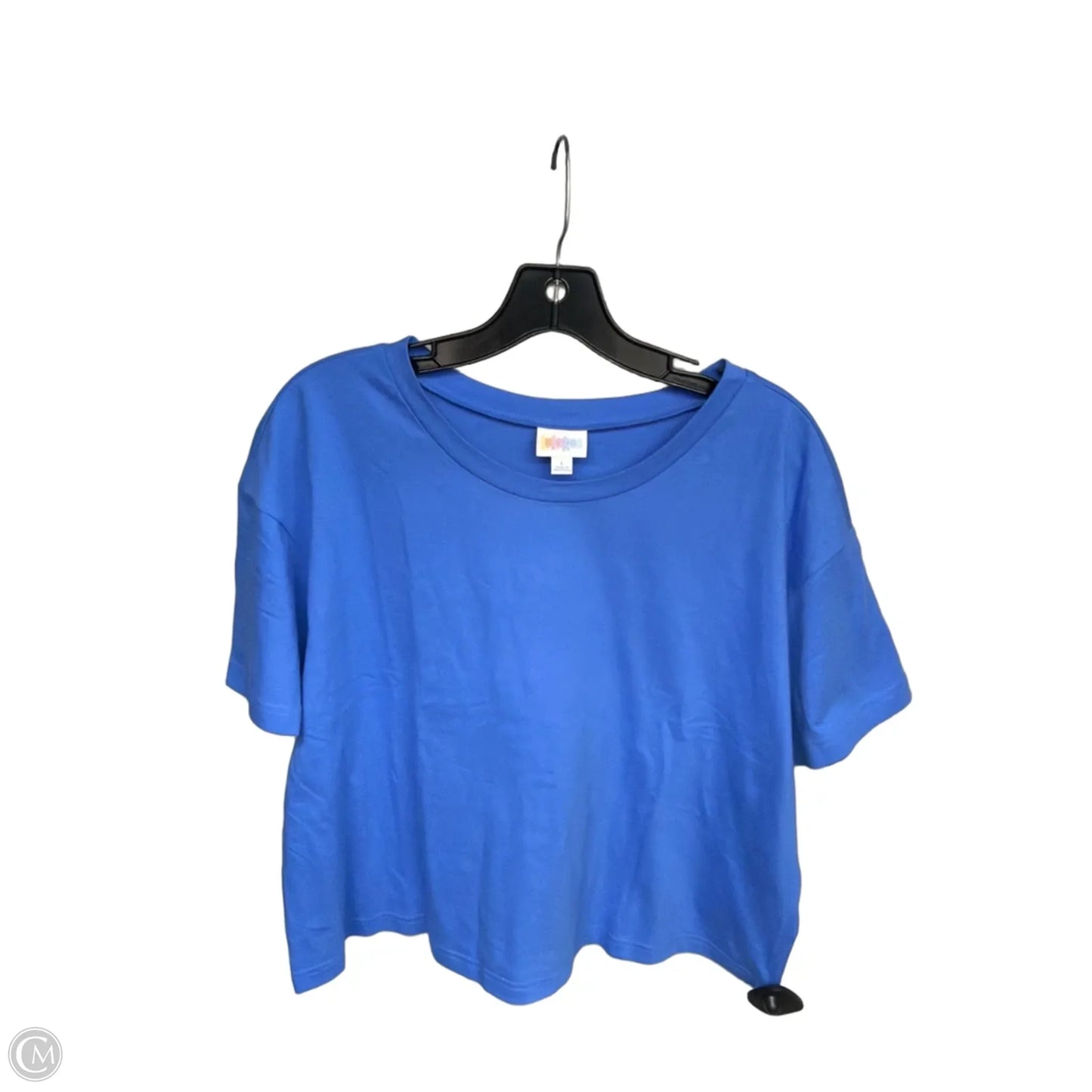 Top Short Sleeve Basic By Lularoe In Blue, Size: L