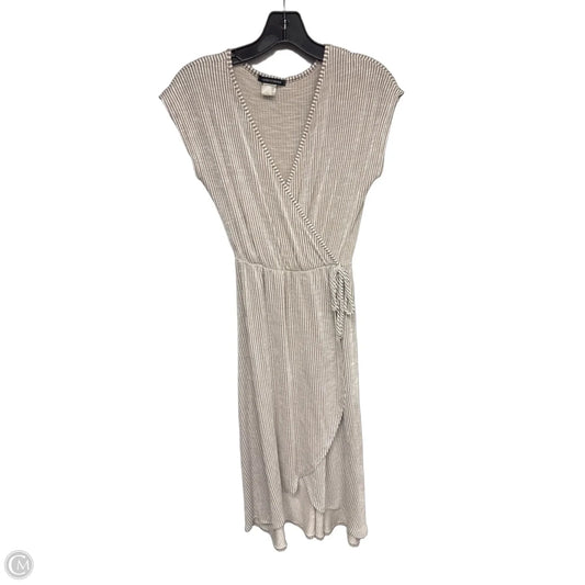 Dress Casual Maxi By Caution To The Wind In Brown & Cream, Size: S