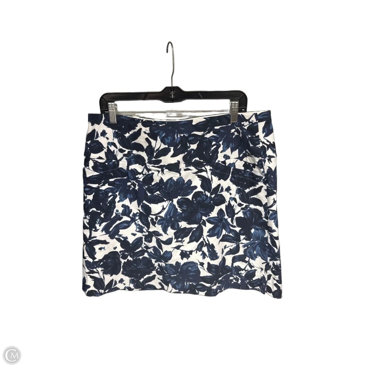 Skort By Sc & Co In Blue & White, Size: Xl