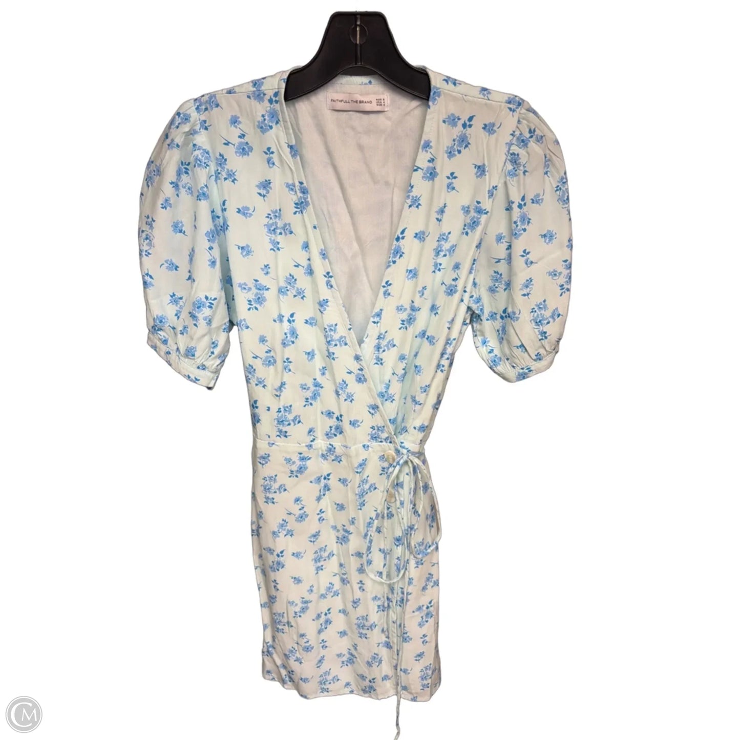 Dress Casual Midi By Faithfull The Brand In Blue, Size: 4