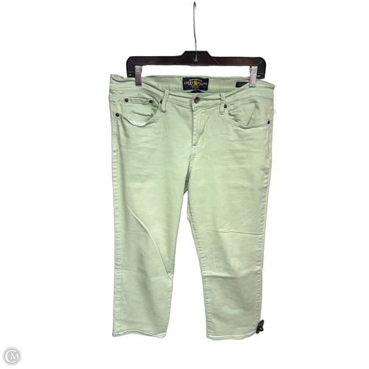 Capris By Lucky Brand In Green, Size: 14