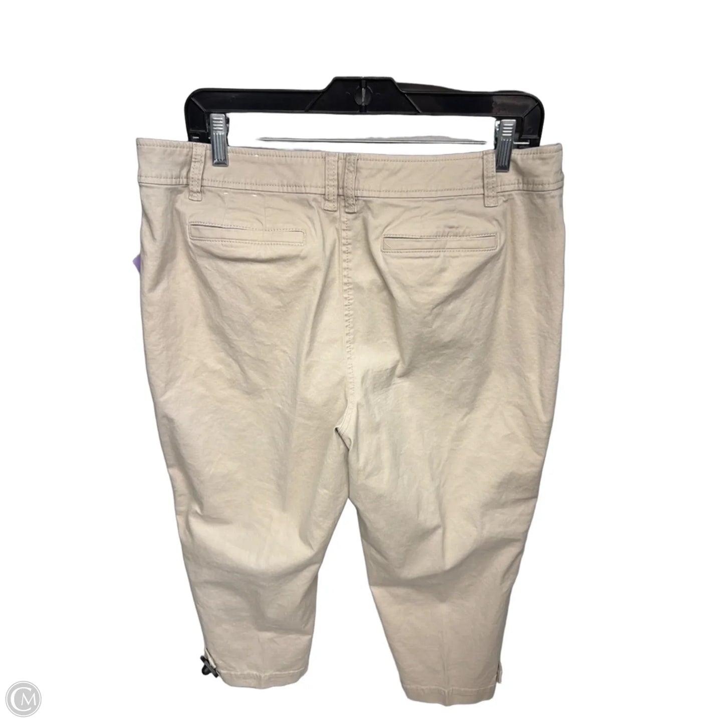 Pants Cropped By Talbots In Tan, Size: 12
