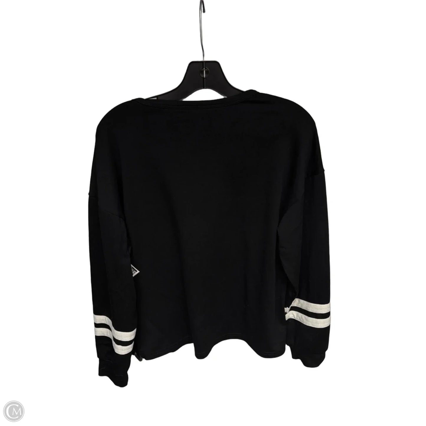 Sweatshirt Crewneck By Clothes Mentor In Black, Size: S