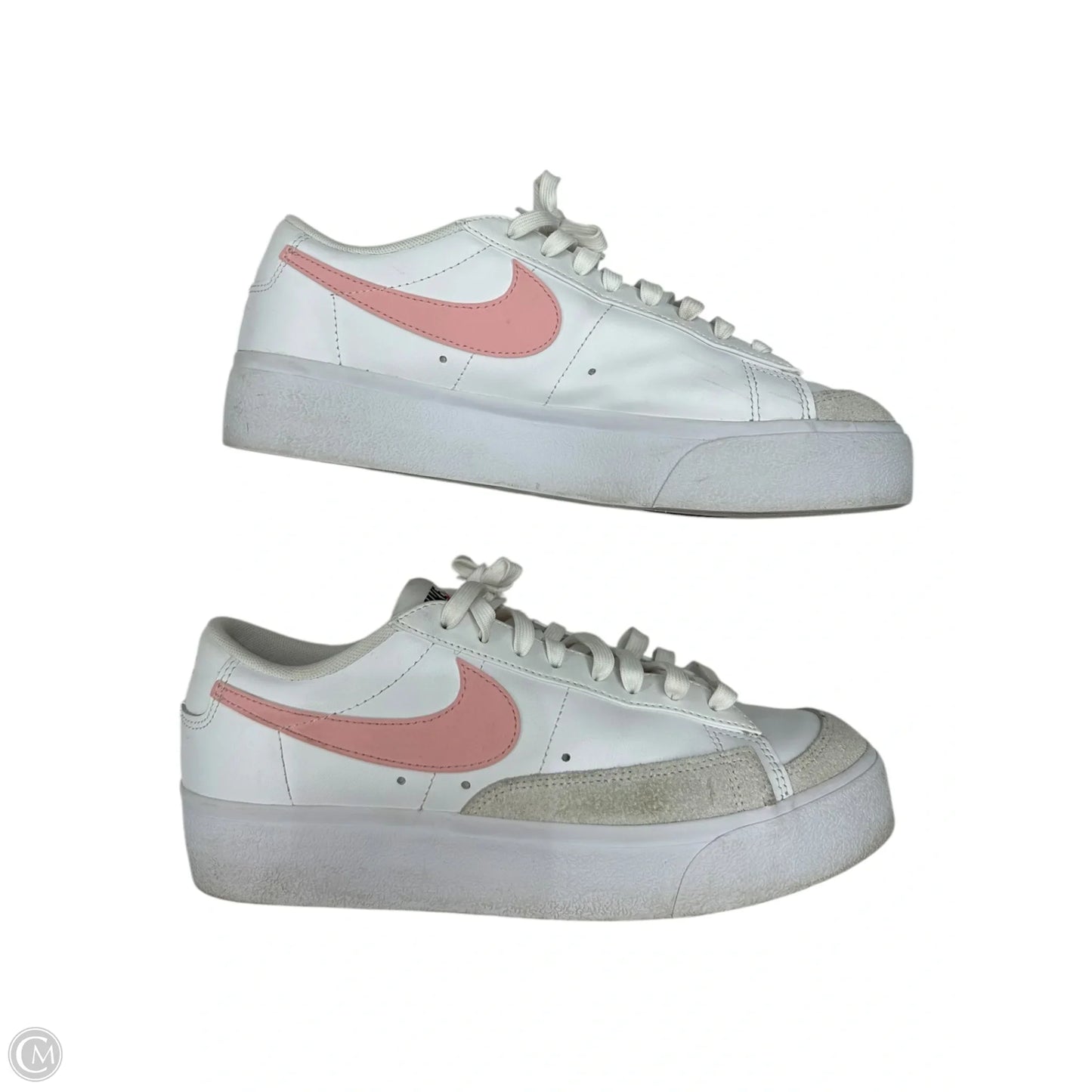 Shoes Sneakers By Nike In Pink & White, Size: 10