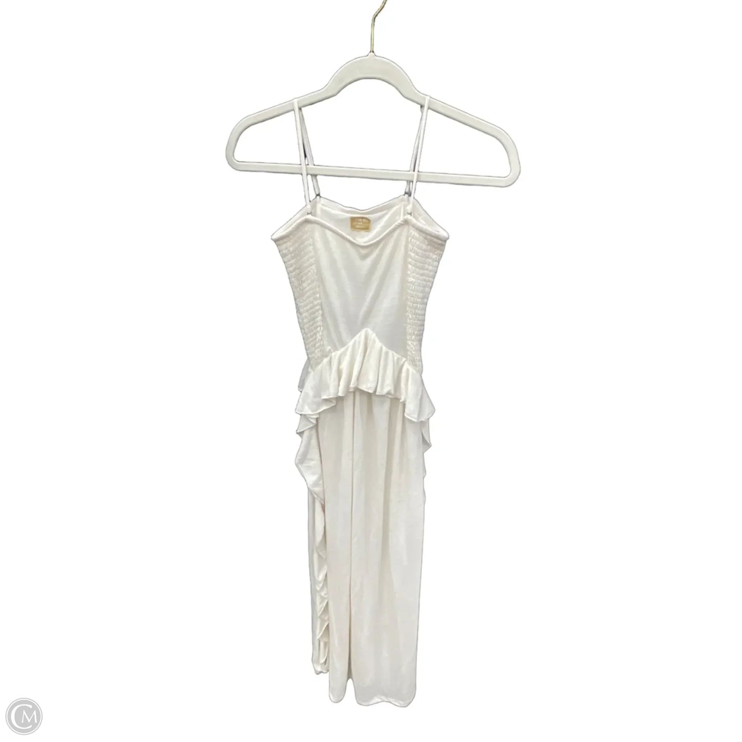 Dress Casual Maxi By Free People In Cream, Size: Sp