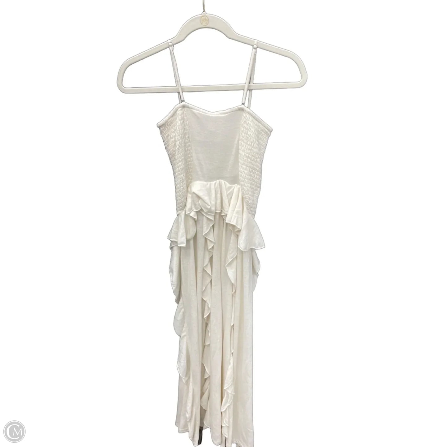 Dress Casual Maxi By Free People In Cream, Size: Sp