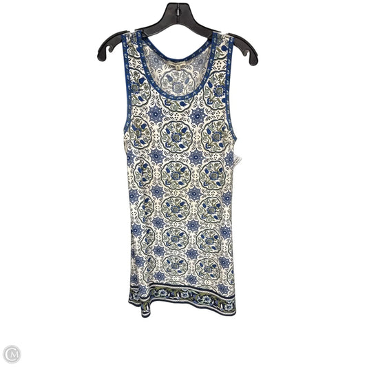 Dress Casual Midi By Max Studio In Blue & Green, Size: M