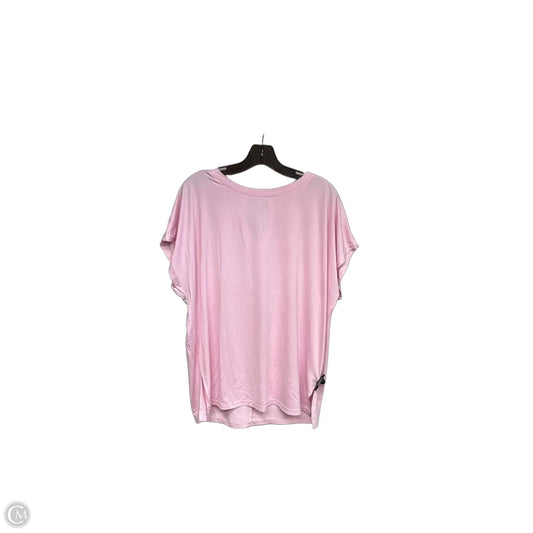 Top Short Sleeve By Vera Bradley In Pink, Size: L