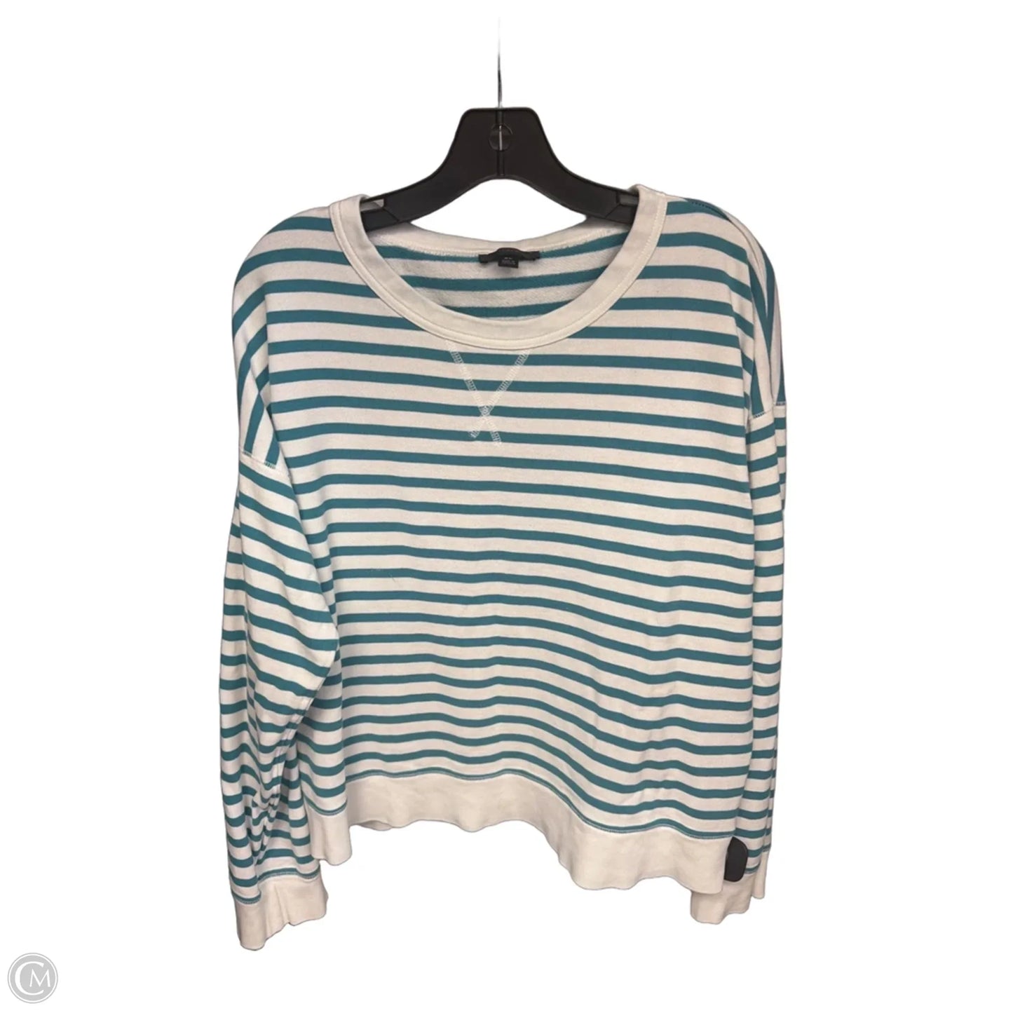 Sweater By J. Crew In Blue & Grey, Size: Xl