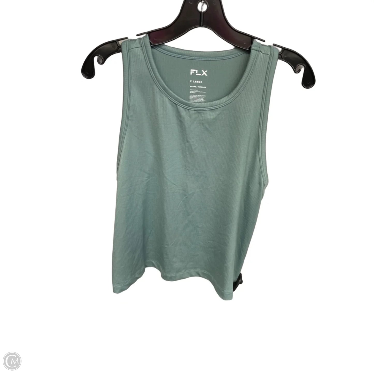 Athletic Tank Top By Flx In Green, Size: Xl