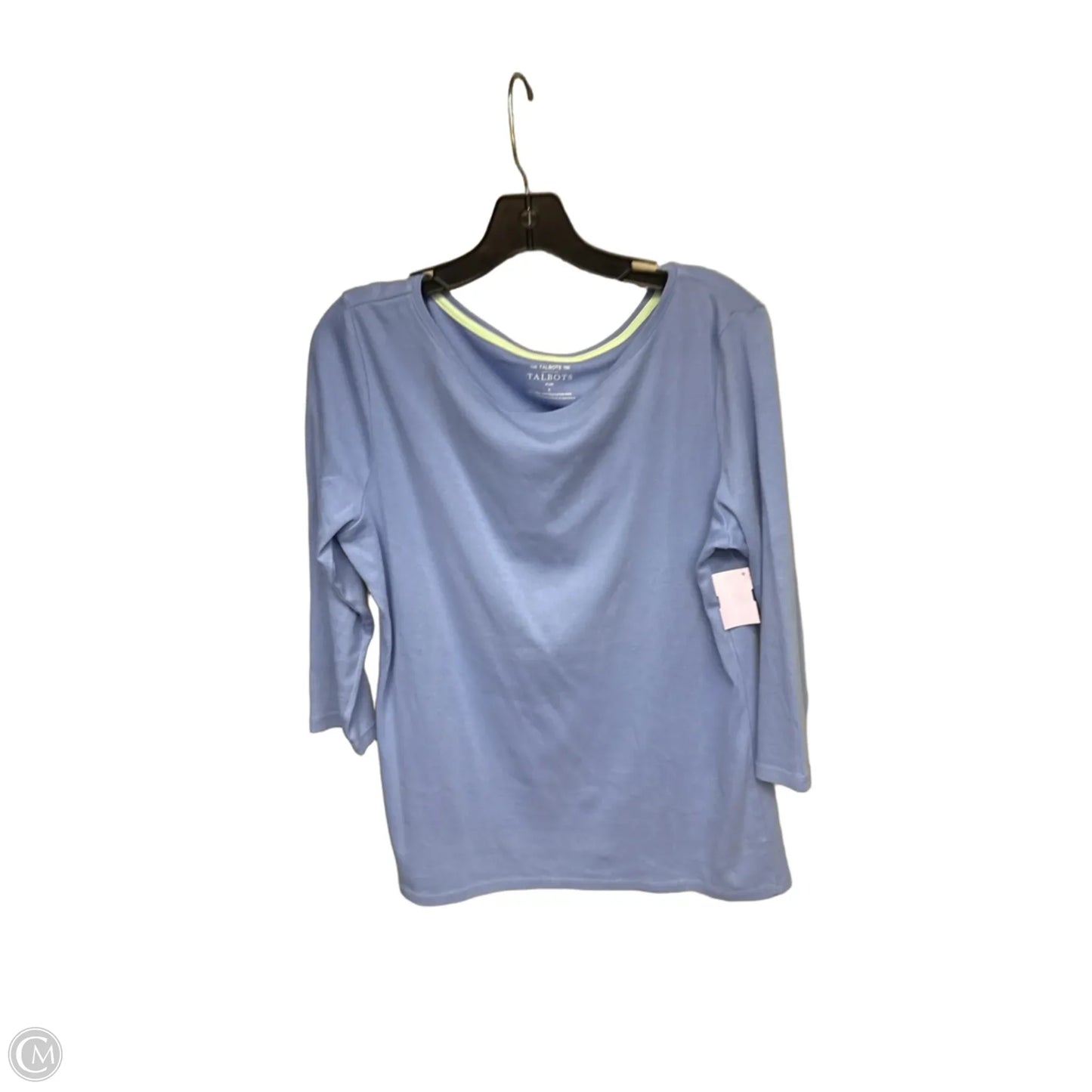Top Long Sleeve By Talbots In Blue, Size: Xl