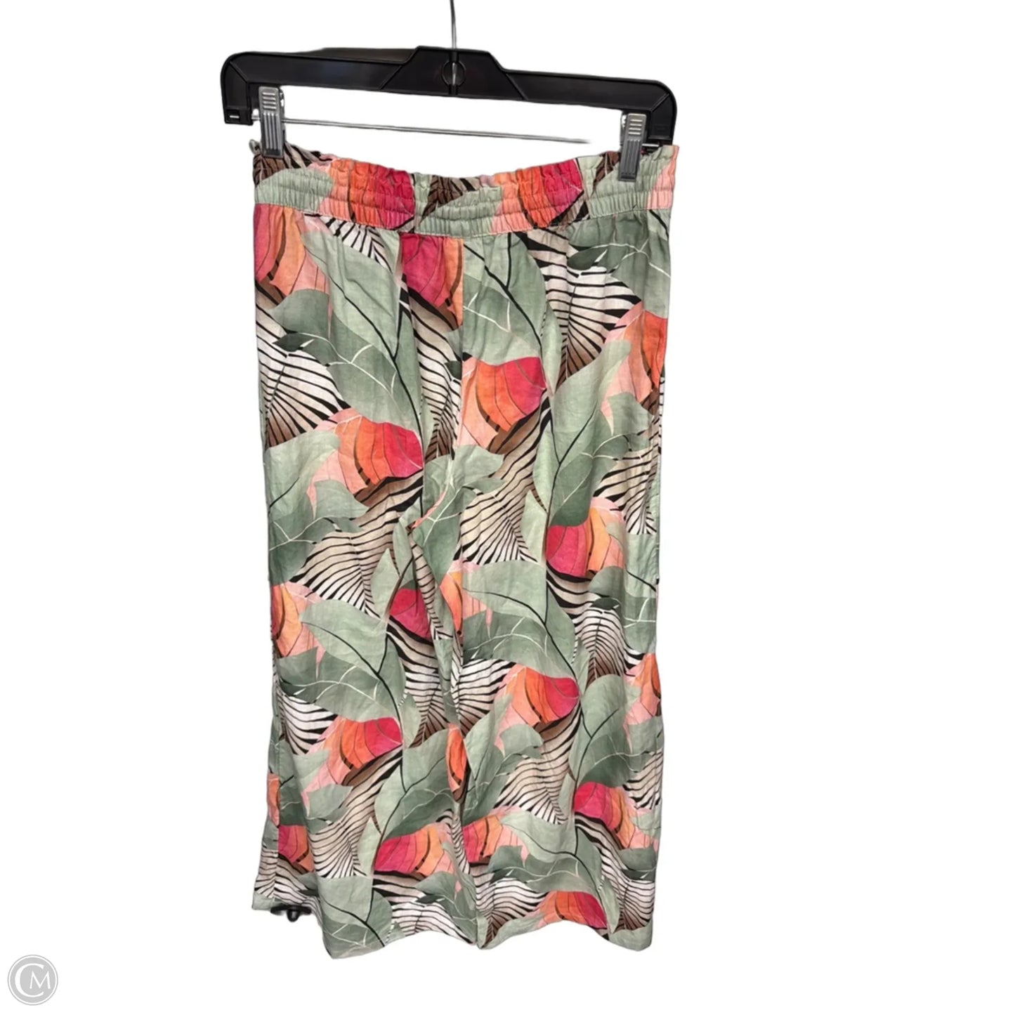 Pants Linen By Calia In Green & Pink, Size: Xs