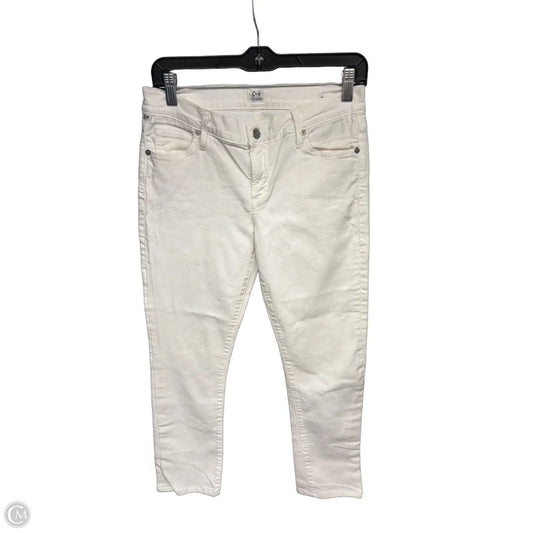 Jeans Boot Cut By Citizens Of Humanity In White Denim, Size: 6