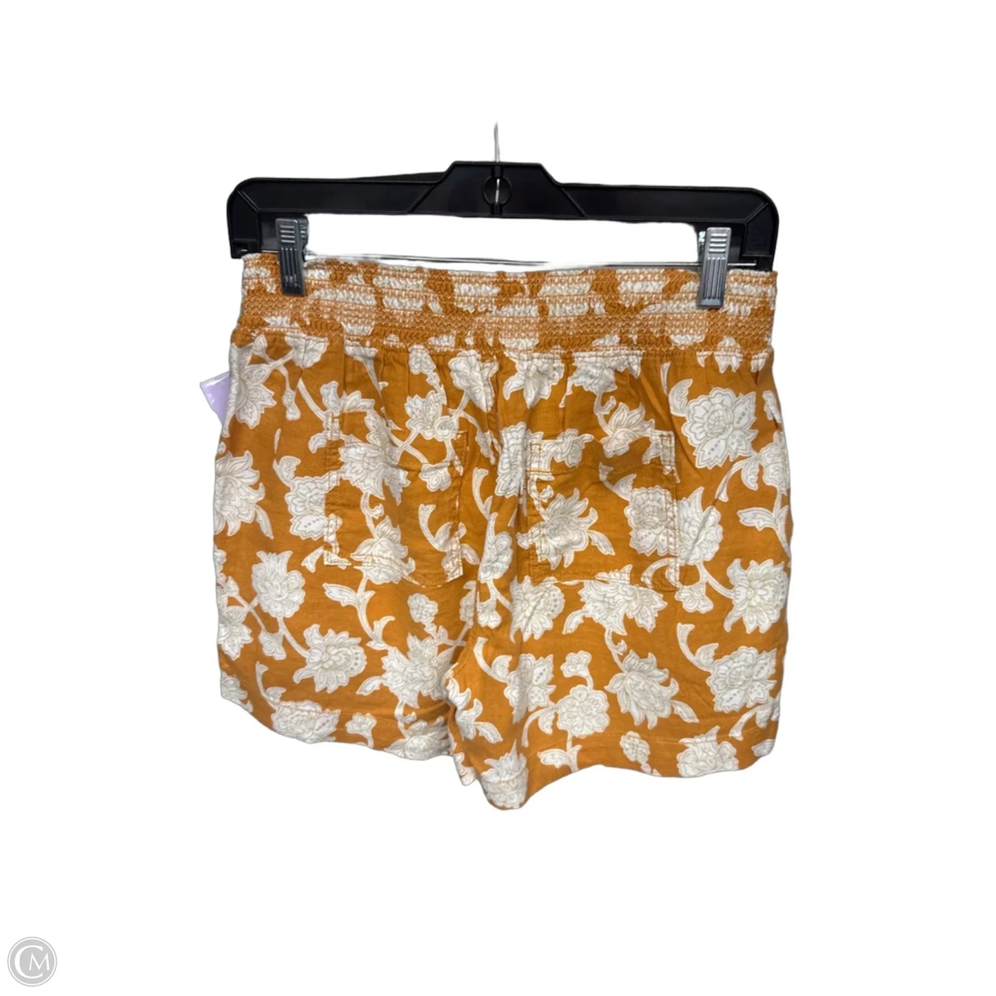 Shorts By Briggs In White & Yellow, Size: S