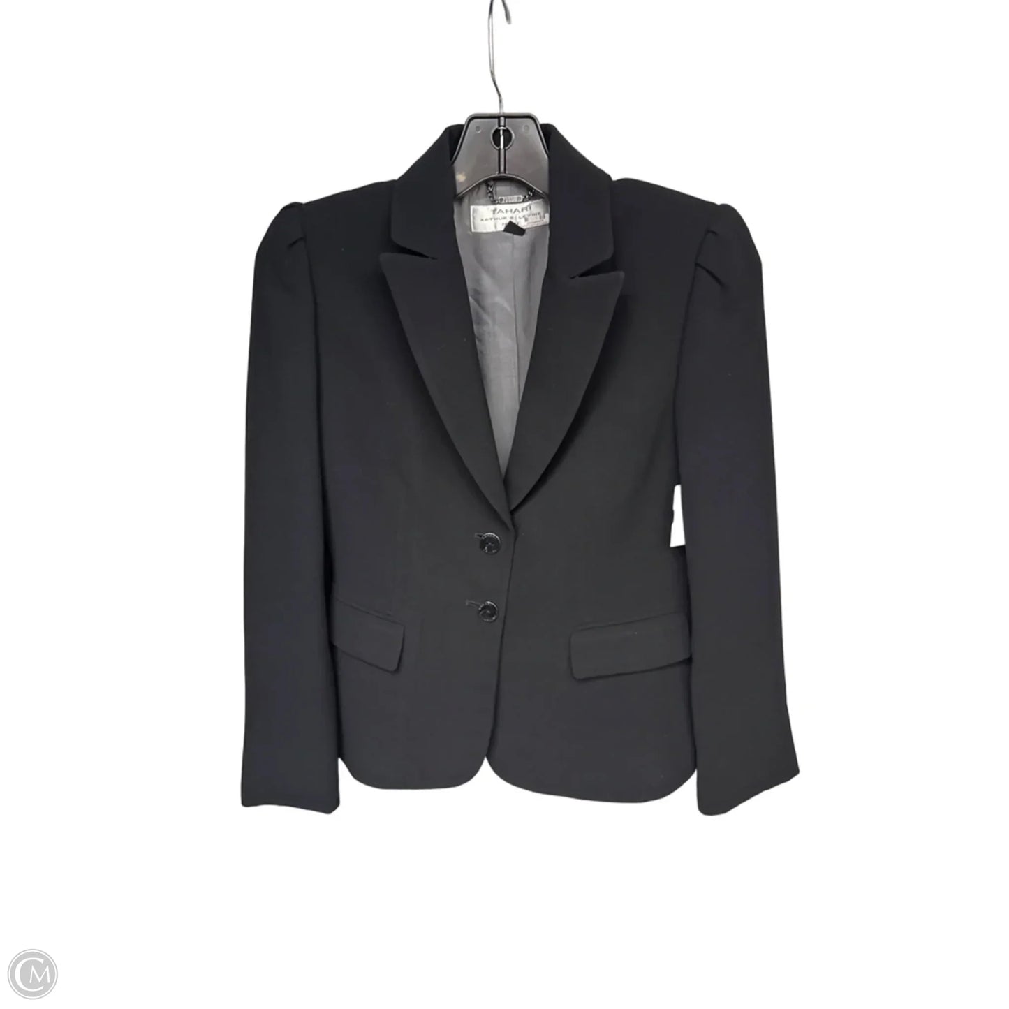 Blazer By Tahari In Black, Size: 2p