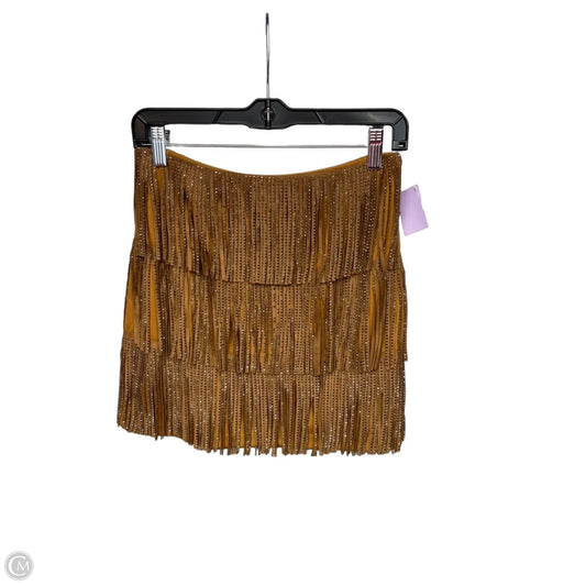 Skirt Mini & Short By Clothes Mentor In Brown, Size: M