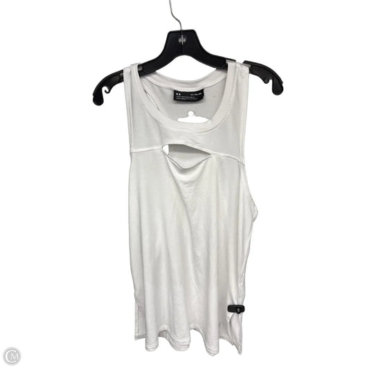 Athletic Tank Top By Under Armour In White, Size: Xl