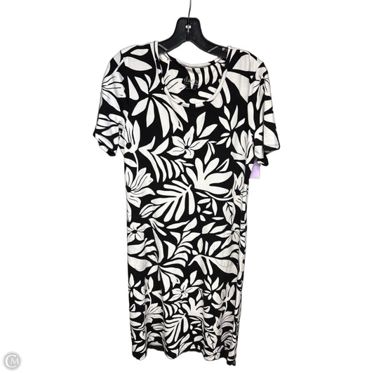 Dress Casual Maxi By D&co. In Black & White, Size: S