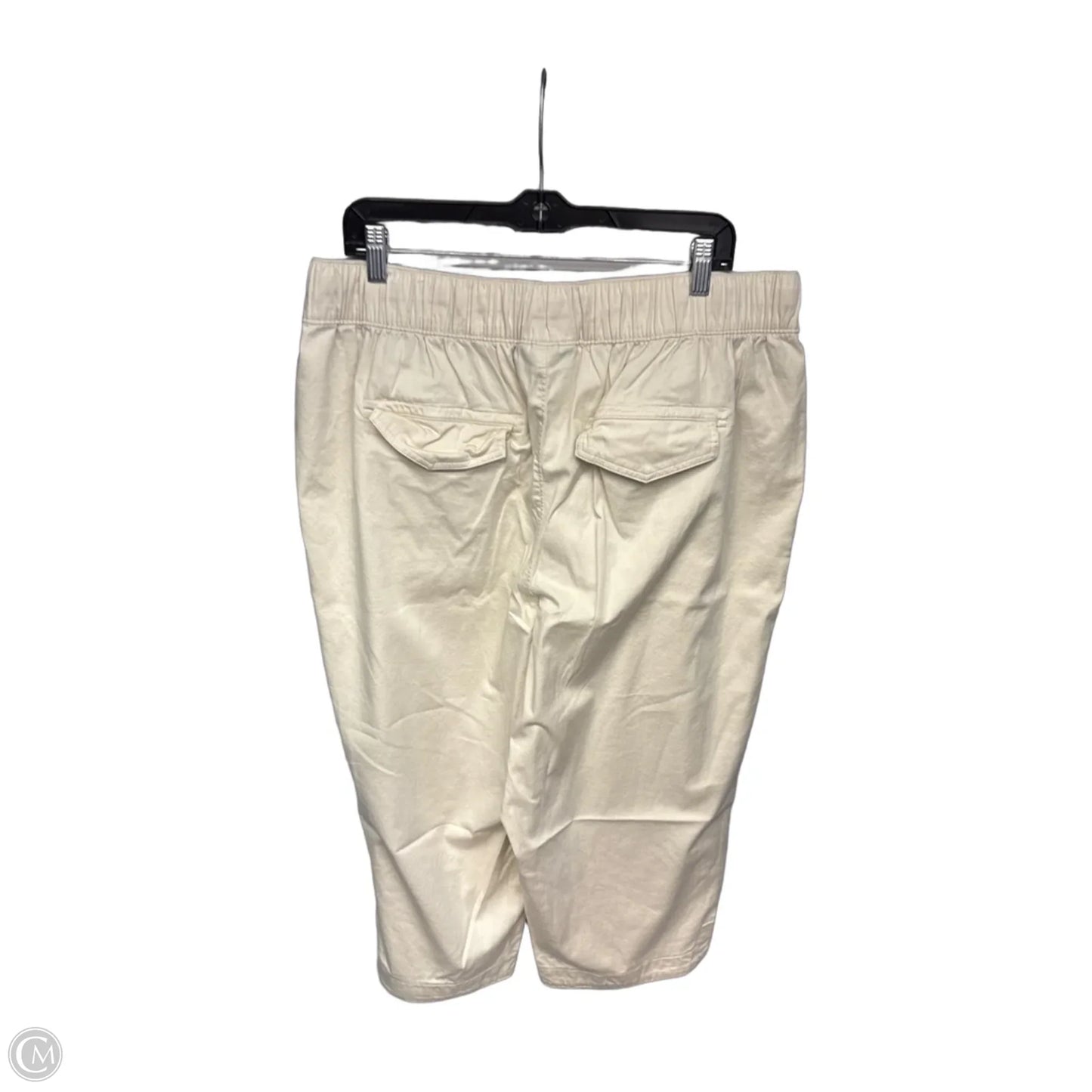 Pants Cropped By Lane Bryant In Cream, Size: 16