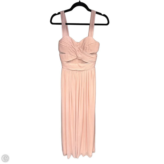 Dress Party Long By Clothes Mentor In Pink, Size: Xs