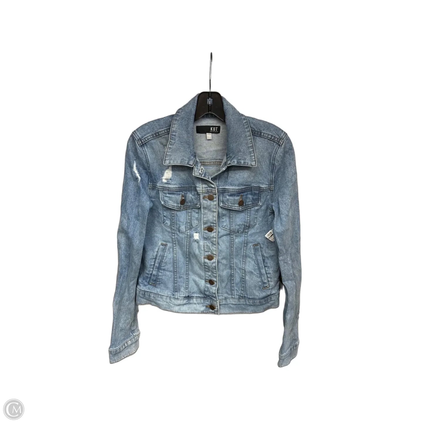 Jacket Denim By Kut In Blue Denim, Size: S