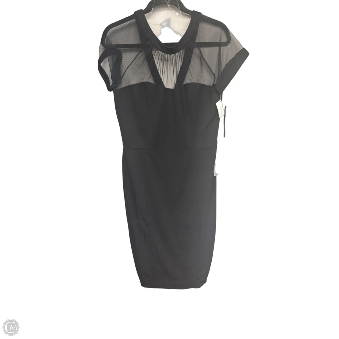 Dress Party Midi By Maggy London In Black, Size: 12