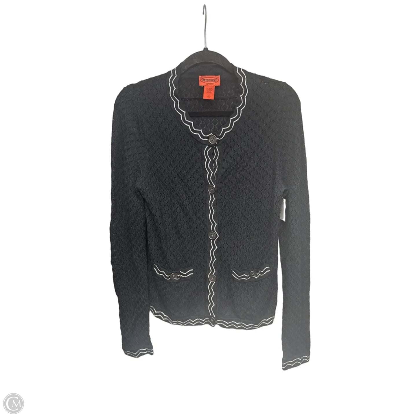 Cardigan By Target-designer In Black & White, Size: M