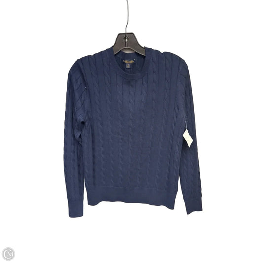 Sweater By Brooks Brothers In Navy, Size: M