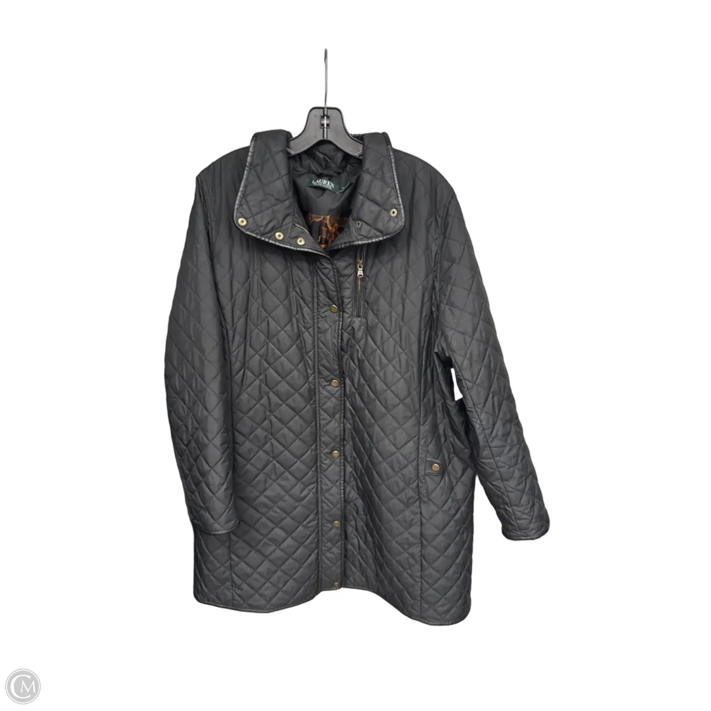Coat Other By Lauren By Ralph Lauren In Black, Size: 1x