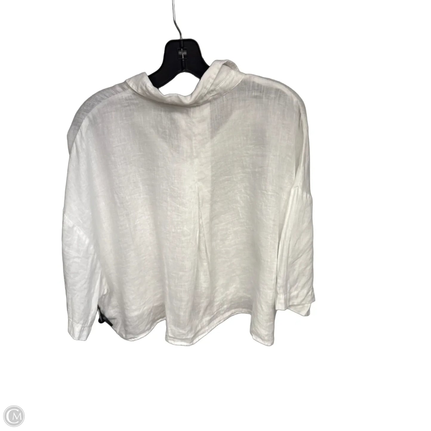 Top Short Sleeve By H&m In White, Size: L